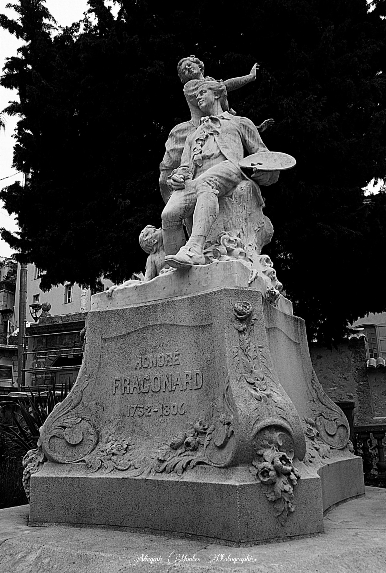 Statue Honoré Fragonard 