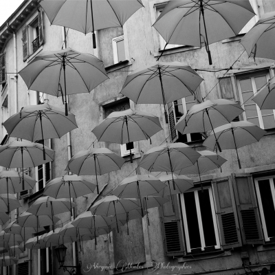les parapluies volant